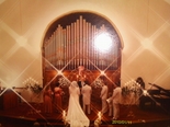 A wedding ceremony from the 1980's in Richmond Indiana's Olde North Chapel